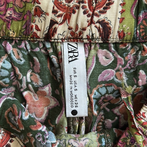 Zara Multicolor Patterned Pants - Picture 2 of 10